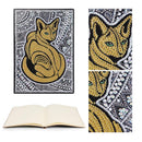 DIY Cat Special Shaped Diamond Painting 50 Pages A5 Sketchbook Drawing Book Gift