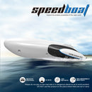1/47 2.4GHz RC Racing Boat High Speed Double-sided Waterproof Ship White