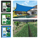 Sun Shade Sail - Canopy Awning Screen Plant Greenhouse Cover (Blue 3x4m) Newly