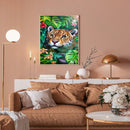 Beast Oil Paint By Numbers DIY Handpainted on Canvas Wall Art Picture Unframed