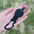 Retractable Elastic Wire Rope Outdoor Camping Burglar Anti-lost Keychain Newly