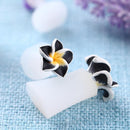 8pcs/set Silicone Toe Separator Salon Polish Manicure Pedicure Tool(Black)