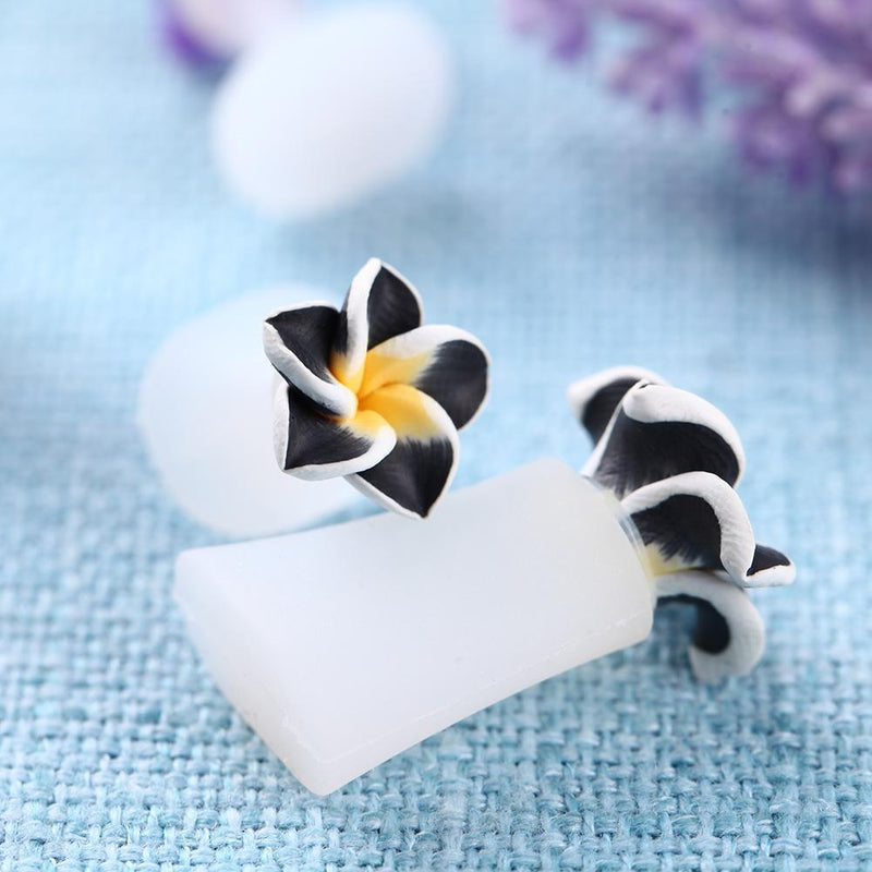 8pcs/set Silicone Toe Separator Salon Polish Manicure Pedicure Tool(Black)