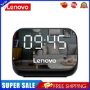 Bluetooth-Compatible Speaker Wireless Desktop Alarm Clock Player (Black)