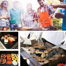 Non-Stick Barbecue Grilling Mat 40x33cm Kitchen Oven Grill Pad for Outdoor BB