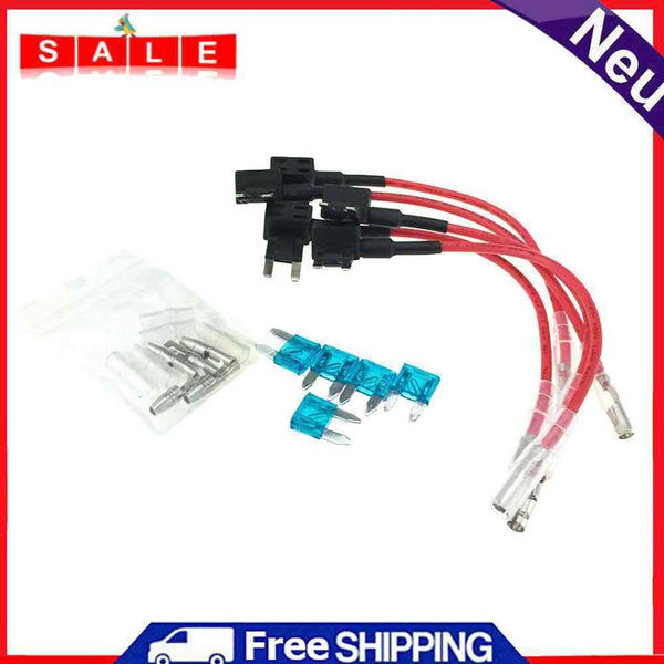 BEST 10PCS 5x15A Circuit Mini Blade Boxing Holder ACS ATO ATC Piggy Back Ta