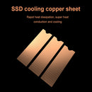 SSD Copper Plate Drive Heatsink Heat Drain SSD Cooling Copper Plate M.2 S
