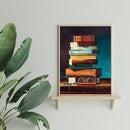 5D DIY Full Drill Diamond Painting Bookshelf Embroidery Mosaic Kit Home Wall Art