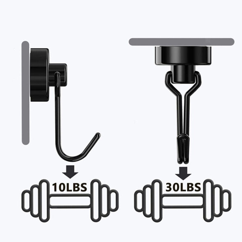 6Pcs Magnetische Haken Starke Hängende Wandhaken Aufhänger
