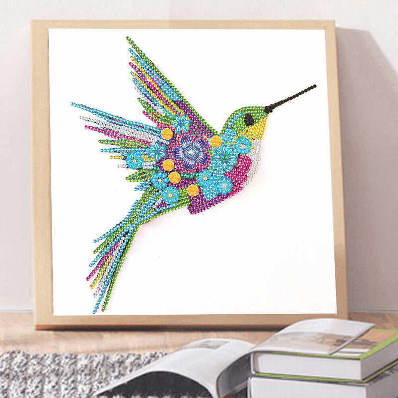 5D Partial Special Shaped Diamond Painting Hummingbird Poster Kit (up251) Newly