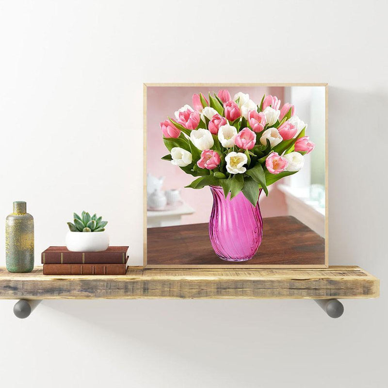 5D DIY Full Drill Diamond Painting Flowers Cross Stitch Mosaic Kits (hg367)
