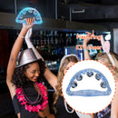 Flashing Tambourine KTV Party LED Noisemaker Musical Jingle Rattle Bell (L)