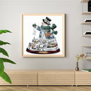 40x40cm DIY Paint By Number Kit Snowman Christmas Tree for Home Decoration Gift