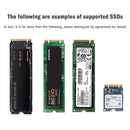 M.2 to USB Adapter M Key NGFF M2 PCIe SATA to USB 3.1 Gen 2 Type A SSD Card