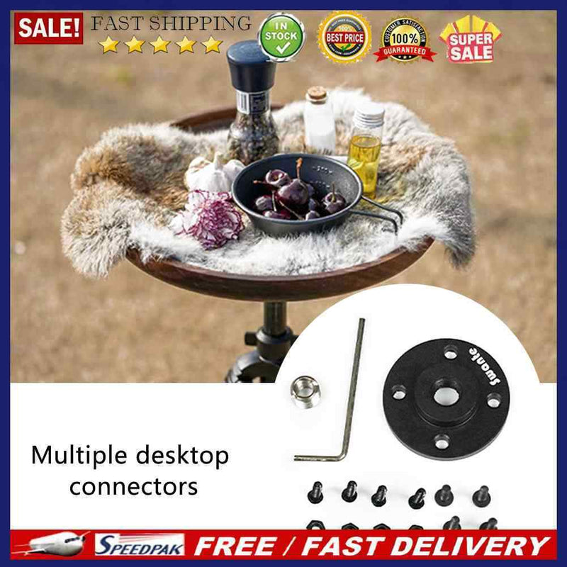 Swante Desk Connector Universal Tripod Adapter Wood Fixed Base for 1/4 3/8 Stand