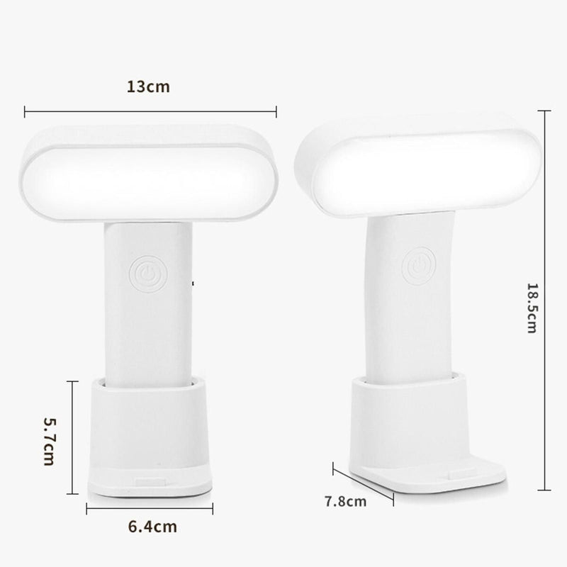 White for NightStand Reading Table Lamp LED NightLight Desk Light Protable