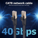 40Gbps Cat8 Ethernet Cable SFTP RJ45 LAN Patch Cord for Router Modem (7.6m)