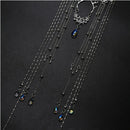 Fringed Forehead Chain Crystal Antiquity Headdress Long Tassel Headwear