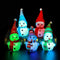Xmas LED Snowman Santa Claus Ornament Christmas Tree Light Hanging J9P4