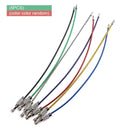 Stainless Steel Wire Rope Keychain Carabiner Cable Keyring Circle Outdoor H