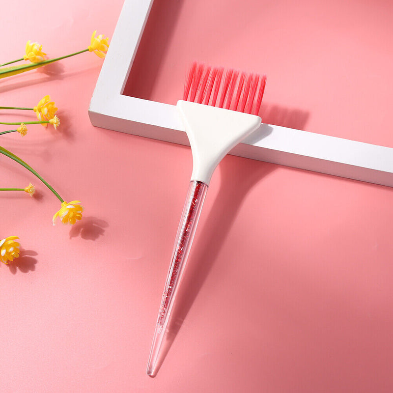 Plastic Hair Dye Brushes Easy Clean Mixing Bowl Home Salon Tinting Hair Brush