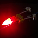 20pcs Night Fishing Rod Bite Alarm Light Bells Ring Indicator (Light Green)