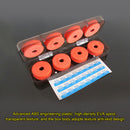 8pcs/set Plastic Winding Board Fishing Line Wire Shaft Bobbin Spools Tackle Box