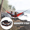 2pcs Reinforced Polyester Hammock Straps Kit Hammocks Hanging Rope (White) Newly