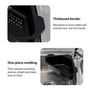 Steel Triangular Sink Strainer Kitchen Fruit Vegetable Drain Rack (Black)