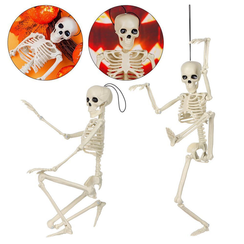 Decoration Outdoor Hanging Poseable Size Human Skeleton Halloween Scary Props