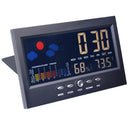 Digital Temperature Humidity Monitor Clock LCD Display Indoor Home Weather