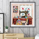 5D DIY Full Drill Diamond Painting Sewing Machine Embroidery Mosaic Needlew