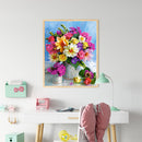 5D DIY Diamond Painting Kits Table Flowers Full Round Drill Wall Decor Art Cr
