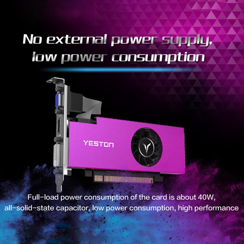 Yeston Graphics Card 6000mhz Video Card Support Vga Hdmi-compatible Dvi-d O