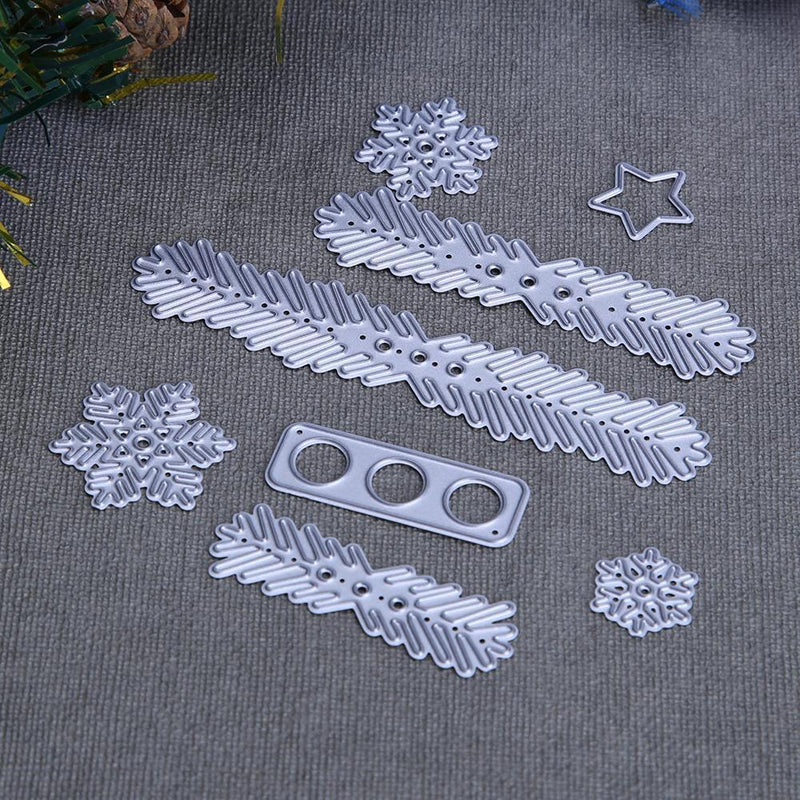 Christmas Tree Punching Molds Dies Kit Crafts for DIY 3 Dimensional Christmas