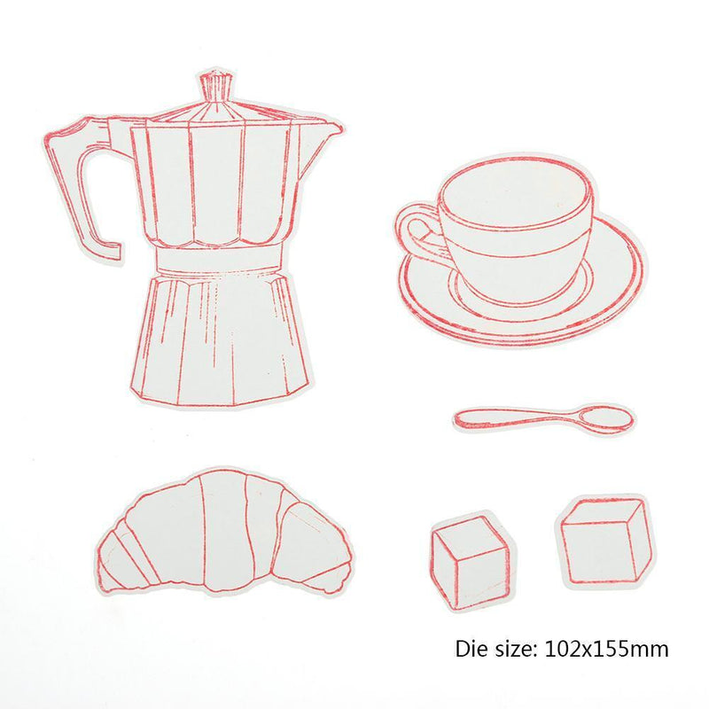 Transparent Silicone Stamps for Album Cards, 2 Pack MS-686