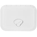 White Deck Plate 270*375mm Access Hatch Cover Marine Boat RV Deck Cover Lid