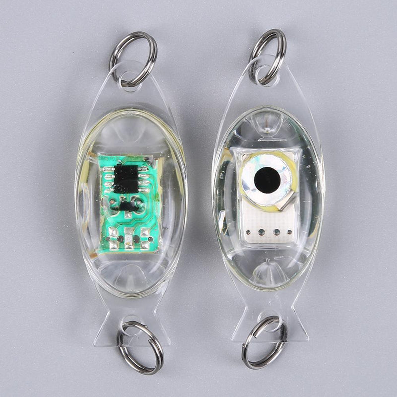 Portable Underwater Fishing Attraction Lamp Lure Fishing Accessories (Red)