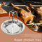 Stainless Steel Chicken Roaster Rack Plate Non Stick DIY BBQ Grill Stand