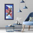 5D DIY Diamond Painting American Flag Eagle Full Drill Rhinestone Mosaic Art Kit