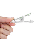 Plastic Musical Note Letter Paper Clip Piano Sheet Spring Holder (Green)