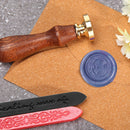 Alphabet Letters Wax Sealing Stamp Head Round Copper Stamps Craft Decor (C)