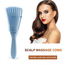 Detangling Hair Brush Massage Wet Comb Detangler Hairbrush (Light Blue) Newly