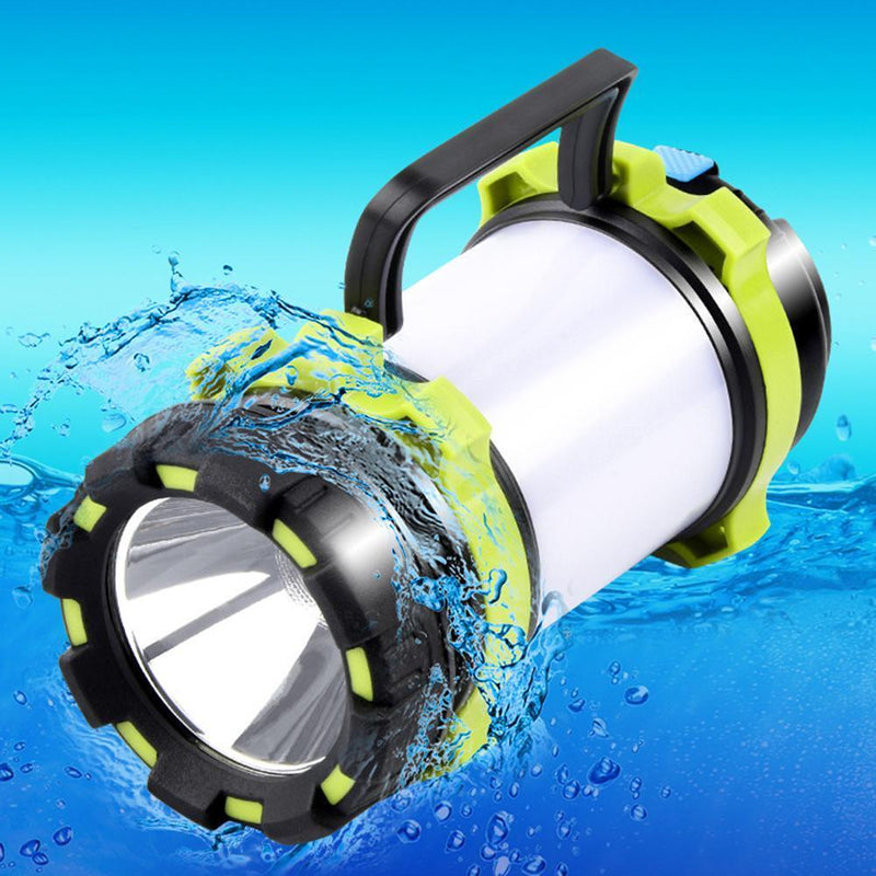 LED Camping Light 3600mAh Power Bank Flashlight IP44 Searchlight Emergency Torch