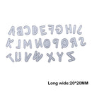 English Letter Metal Punch Mold DIY Carbon Steel Stencil for Scrapbooking Albu