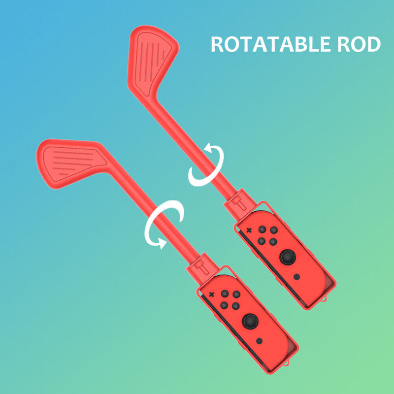 Golf Club for Nintendo Switch Game Controller Adapter for Mario Golf Super Ru