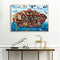 Animals 11CT Stamped DIY Embroidery Full Cross Stitch Handmade Wall Art Craft