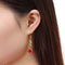 Style Rose Dangle Earrings Drop Earrings Diamond-Studded Pendants Women Jewelry