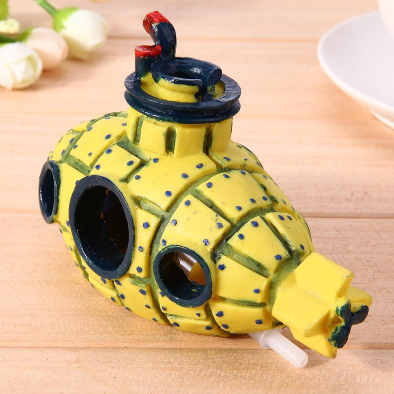 Aquarium Submarine Simulation Wreck Ornament Fish Tank Decoration Newly