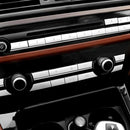 Fit For BMW 5 Series 2011-17 Air Conditioning CD Button Sequin Trim Cover Trim`
